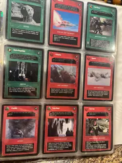 Star Wars CCG Player’s Card Lot 1996 Decipher Star Wars 120 Plus Album Lot 4 - Image 2