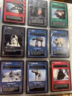 Star Wars CCG Player’s Card Lot 1996 Decipher Star Wars 120 Plus Album Lot 4 - Image 3
