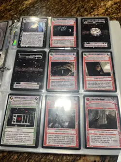 Star Wars CCG Player’s Card Lot 1997 Decipher Star Wars 150 Plus Album Lot 6 - Image 2
