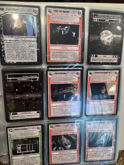 Star Wars CCG Player’s Card Lot 1997 Decipher Star Wars 150 Plus Album Lot 6 - Image 3