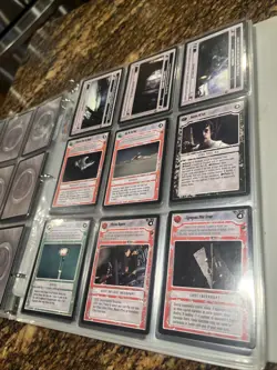 Star Wars CCG Player’s Card Lot 1997 Decipher Star Wars 150 Plus Album Lot 6 - Image 5