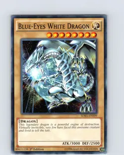 Yu-Gi-Oh TCG Blue-Eyes White Dragon SDKS-EN009 1st Edition Common Card NM - Image 1