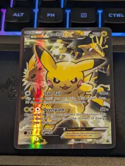Pikachu EX XY124 XY Holo Promo Card - Image 1