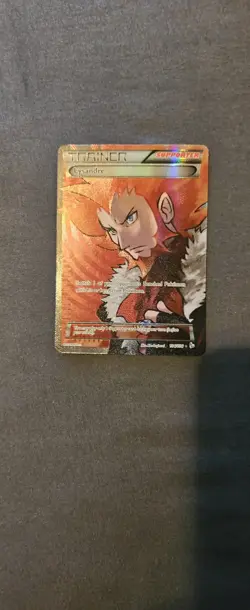Pokemon TCG Lysandre Full Art Holo Card 104/106 Flashfire MP - Image 1