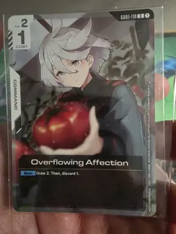 Gundam Card Game TCG Overflowing Affection FIrst Combat Tournament Promo English - Image 2