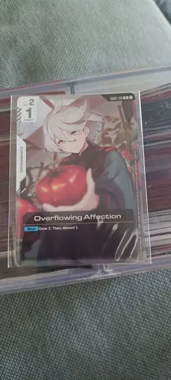 Gundam Card Game TCG Overflowing Affection First Combat Tournament Promo English - Image 1