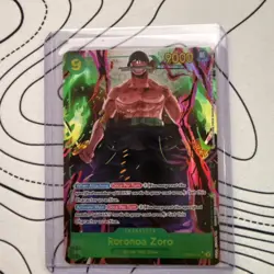 Roronoa Zoro OP06-118 Parallel Alt Art SEC-Wings of Captain. One Piece Card Game - Image 1
