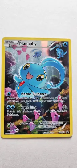Manaphy - XY113 - Pokemon XY Promo Holo Rare Card NM - Image 1