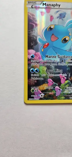 Manaphy - XY113 - Pokemon XY Promo Holo Rare Card NM - Image 4