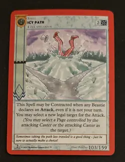 2021 MetaZoo Cryptid Nation 2nd Edition Icy Path Card #103/159 EXMT O/C - Image 1