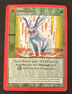 2021 MetaZoo Cryptid Nation 2nd Edition PowerUp Green Card #62/159 EXMT O/C - Image 1