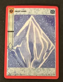 2021 MetaZoo Cryptid Nation 2nd Edition Frost Aura Card #136/159 NM O/C - Image 1