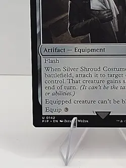 Silver Shroud Costume - 142 - NM - Universes Beyond: Fallout - MTG - Image 2