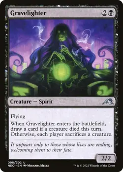 MTG Gravelighter - Kamigawa: Neon Dynasty (NEO) NM UC #98 - Image 1