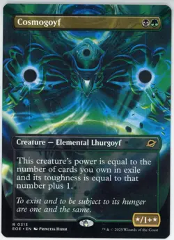 Cosmogoyf Edge of Eternities Borderless MTG 313 EOE - Image 1