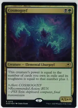 Cosmogoyf Edge of Eternities Foil MTG 215 EOE - Image 1