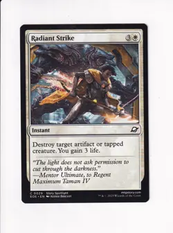 MAGIC THE GATHERING MTG EDGE OF ETERNITIES RADIANT STRIKE (#2) - Image 1