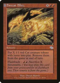 2x Firecat Blitz Judgment LP MTG - Image 1