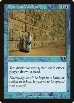 2x Words of Wisdom Odyssey LP MTG - Image 1