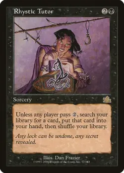 Rhystic Tutor Prophecy LP MTG - Image 1