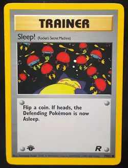 Pokemon Sleep! #79 1st Edition Pokemon Team Rocket - Lightly Played - Image 1
