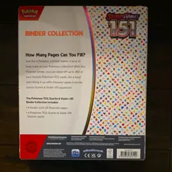 Pokemon TCG Scarlet & Violet Pokemon 151 Binder Collection - NEW SEALED - Image 2