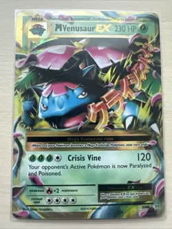 Pokemon TCG XY Evolutions Mega M Venusaur EX Ultra Rare 2/108 NM/M - Image 1