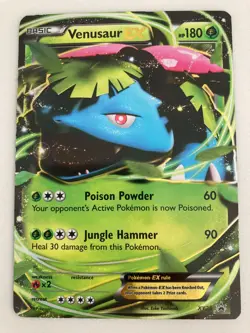 Venusaur EX, 2014 Fall Pokemon, HP 180, XY28 Promo - Image 1