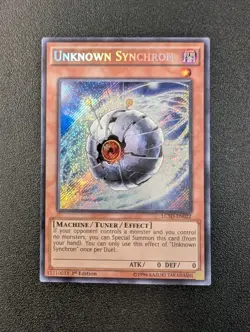 Unknown Synchron LC5D-EN022 Secret Rare 1st Edition Yugioh LP - Image 1