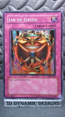 | Yugioh Jar of Greed LON-047 Super Rare Labyrinth Of Nightmare HP 🔥 | - Image 1