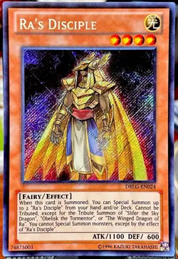 MINT 🔥 Yugioh Ra's Disciple DRLG-EN024 Secret Rare - Image 1
