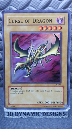 | Yugioh Curse of Dragon LOB-066 Super Rare Legend Of Blue Eyes HP 🔥 | - Image 1