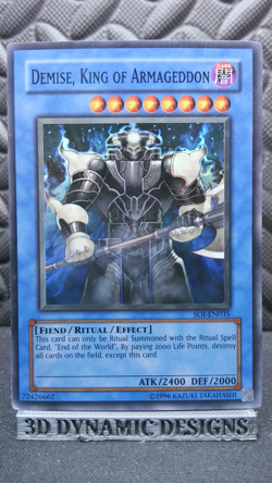 | Yugioh Demise, King of Armageddon SOI-EN035 Super Rare HP 🔥 | - Image 1
