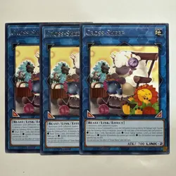 Cross-Sheep 3x (playset) JUSH-EN048 Rare 1st Ed NM (READY TO SHIP!) YuGiOh - Image 1