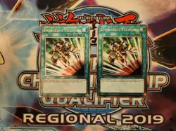 *EURO* Yugioh Emergency Teleport - RA02-EN053 -Quarter Century Secret Rare NM x2 - Image 1