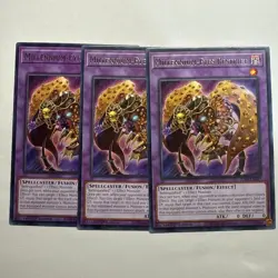 Millennium-Eyes Restrict 3x (playset) JUSH-EN047 Rare 1st Ed NM Yugioh - Image 1