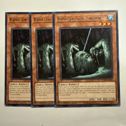 King of the Swamp 3x (playset) JUSH-EN046 Rare 1st Ed NM (Ready To Ship!) Yugioh - Image 1
