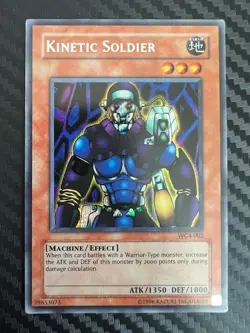 Yugioh Kinetic Soldier WC4-002 Secret Rare Limited LP/MP - Image 1