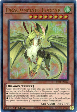Yugioh! Dragonmaid Lorpar RA03-EN022 - Prismatic Ultimate Rare NM/M - Image 1