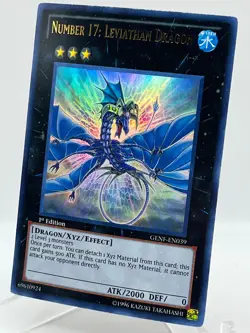 Number 17: Leviathan Dragon GENF-EN039 Ultra Rare - 1st Edition YuGiOh Card - Image 4