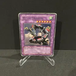 LOB-E082 Metal Dragon Rare Unlimited Edition Yugioh Card - MP - Image 2