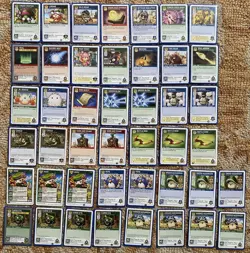 MapleStory Trading Card Game TCG Lot Of 44 Cards w/ Sleeves 2007 Wizards Nexon - Image 1