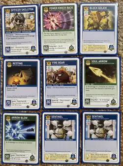 MapleStory Trading Card Game TCG Lot Of 44 Cards w/ Sleeves 2007 Wizards Nexon - Image 3