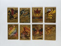 Pokemon Pikachu V Mega Charizard V MCharizard EX Wild Blaze Gold Foil card lot - Image 1