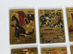 Pokemon Pikachu V Mega Charizard V MCharizard EX Wild Blaze Gold Foil card lot - Image 2