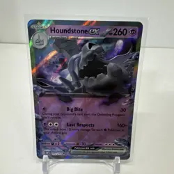 Pokemon Card Houndstone ex 102/197 Double Rare Obsidian Flames Near Mint - Image 1