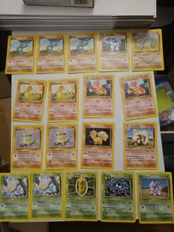 Dutch Pokemon Card Lot - 18 Cards - Base Set - See Pictures And Details - Image 1