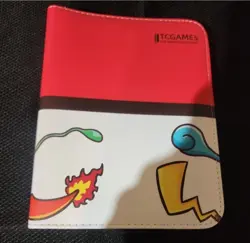 POKEMON TCGAMES beginner-size 3 ring Binder 440 Pocket Top Loader Card NWT #002 - Image 1