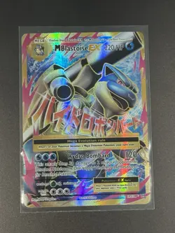 Pokemon Mega M Blastoise EX Full Art Ultra Rare Holo Card 102/108 XY Evolutions - Image 2