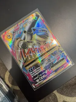 Pokemon Mega M Blastoise EX Full Art Ultra Rare Holo Card 102/108 XY Evolutions - Image 3